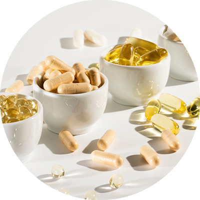 Supplement pills and capsules